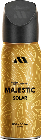 Mamuda Majestic Solar perfumed body spray, gold 100ml can