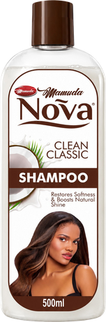 Nova Clean Classic Coconut shampoo, 500ml bottle