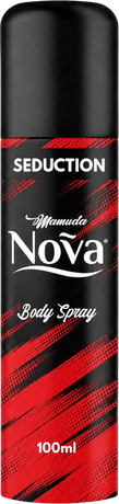 Nova Body Spray Seduction, dark red 100ml can