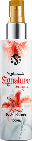 Mamuda Signature Summer perfumed body splash, light 100ml bottle