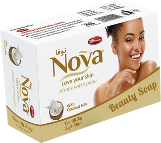 Nova Coconut Milk beauty soap carton